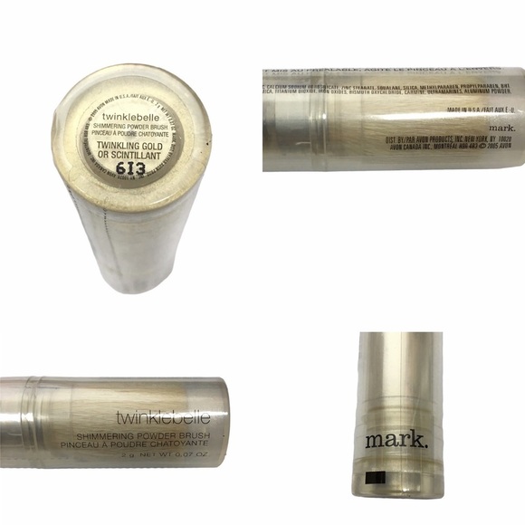 mark. Lot of 3 Twinklebelle Shimmering Powder Brush Twinkling Gold Highlighter - Picture 6 of 12
